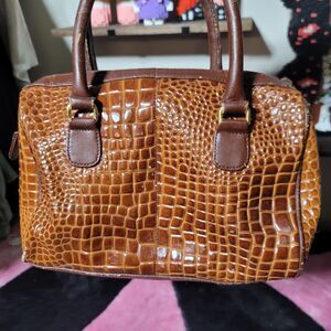 La Covina Split Leather Handbag